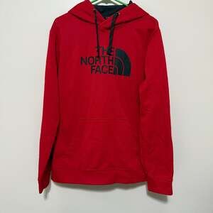 The North Face Men's Surgent Half Dome Pullover hoodie Red